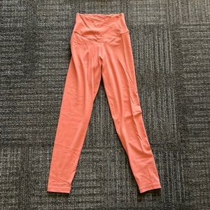 aerie peach crossover leggings